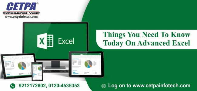 advance excel training in noida