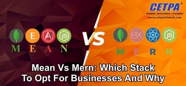 Mean Vs Mern course cetpa