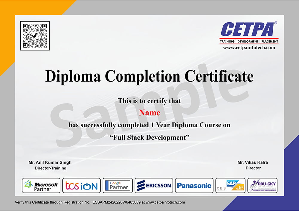 Sample-Certi-1-Year